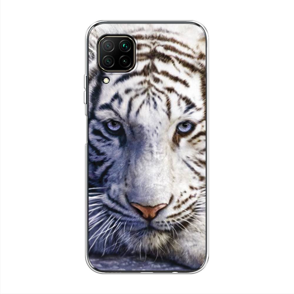 

Чехол на Huawei P40 Lite "Бенгальский тигр", Коричневый;белый, 611650-1