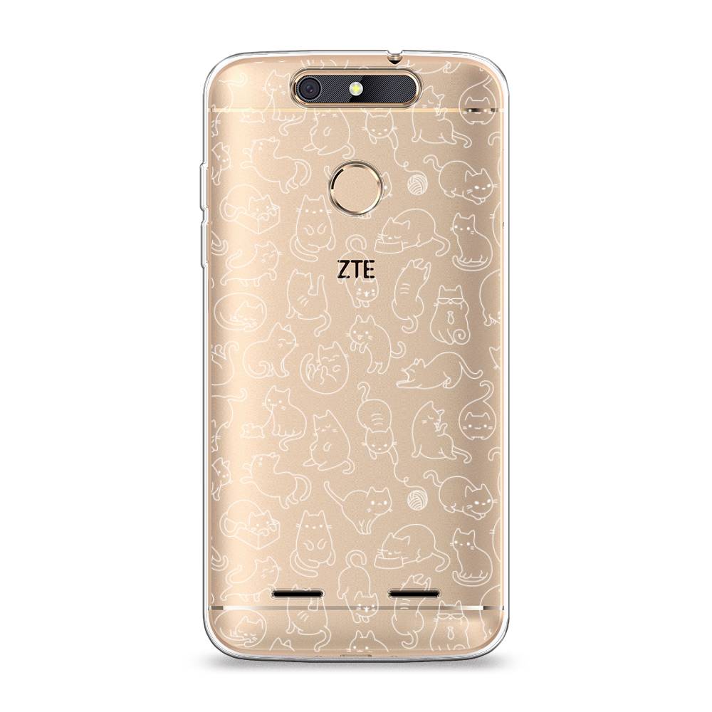 

Чехол Awog на ZTE Blade V8 mini / ЗТЕ Блэйд V8 mini "Шкодливые котики", 131950-2