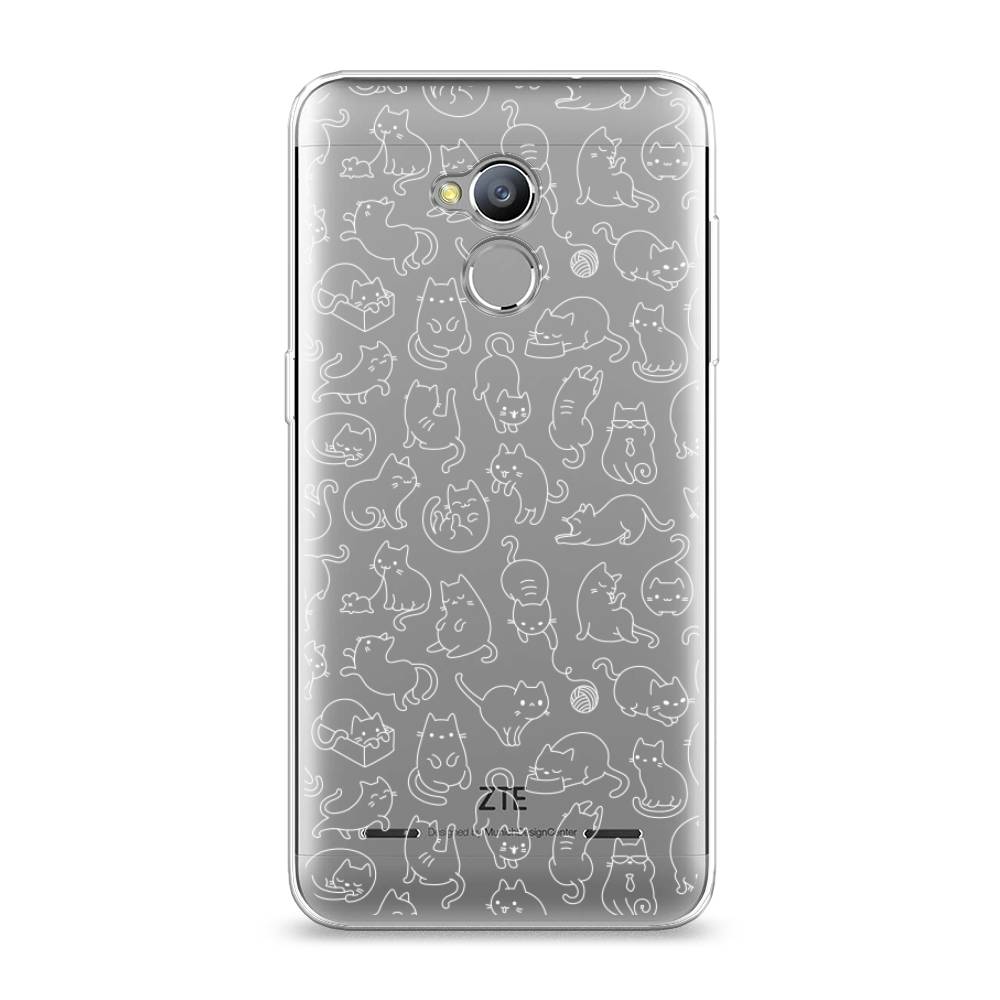 

Чехол Awog на ZTE Blade V7 Lite / ЗТЕ Блэйд V7 Lite "Шкодливые котики", 130450-2