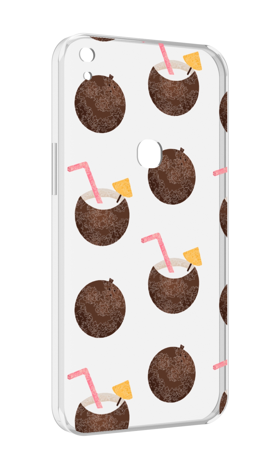 

Чехол MyPads кокосики для Alcatel SHINE LITE 5080X 5.0, Прозрачный, Tocco