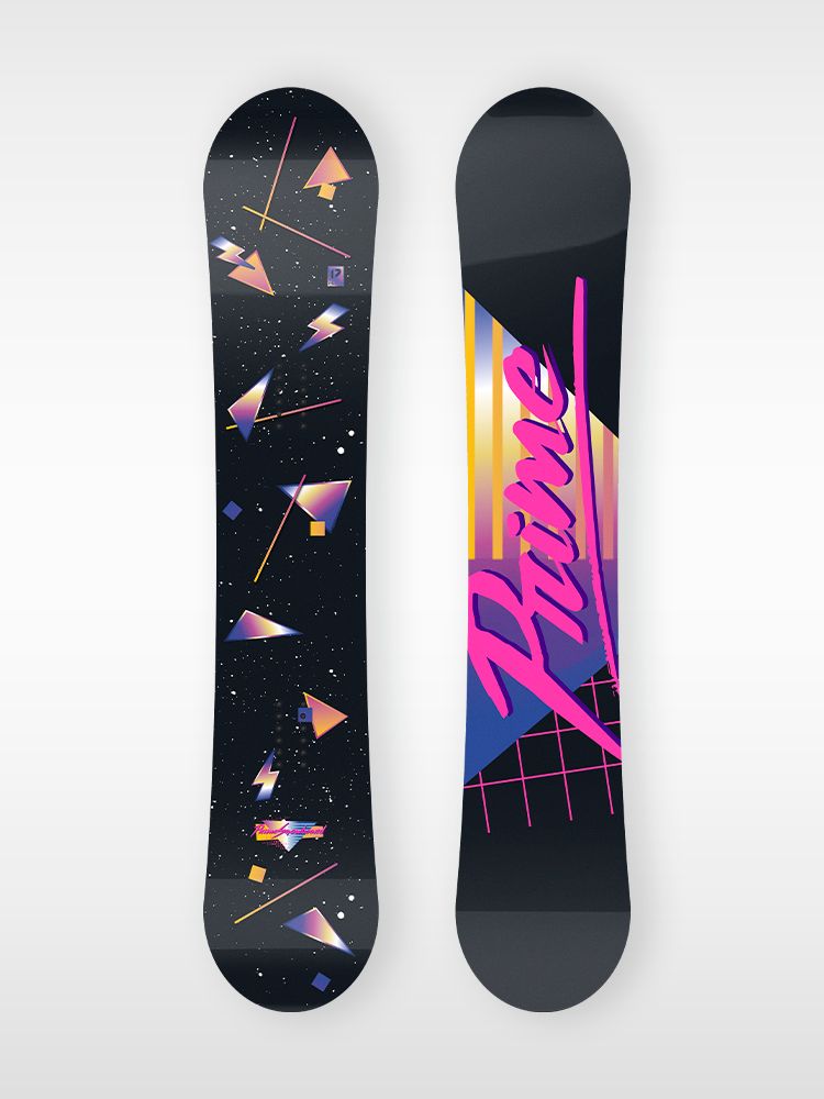 

Сноуборд PRIME - SURF 23/24 черный 140, Черный;розовый;фиолетовый, SURF 23/24
