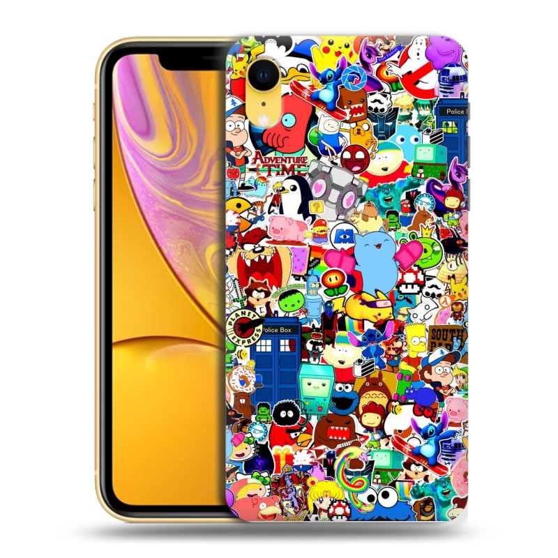 

Чехол для iPhone XR с рисунком и защитой камеры, 60918