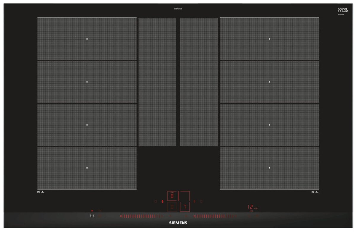 

Встраиваемая варочная панель индукционная Siemens EX875LYC1E черный, EX875LYC1E