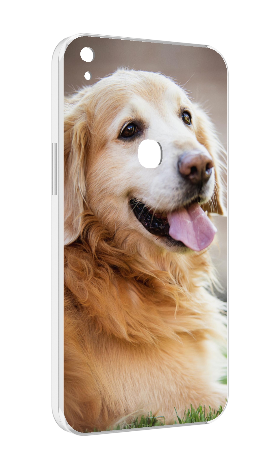 

Чехол MyPads золотистыи ретривер для Alcatel SHINE LITE 5080X 5.0, Прозрачный, Tocco