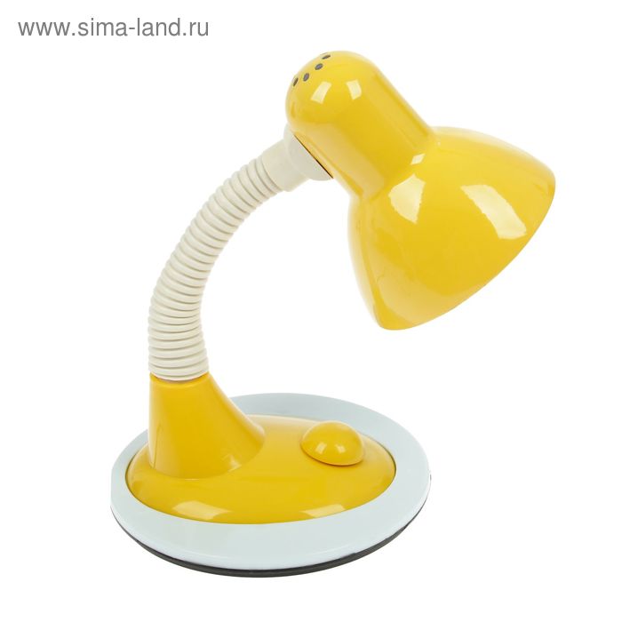 

Лампа настольная Е27 40Вт, с выкл. (220В) желтая 25х17х17 см