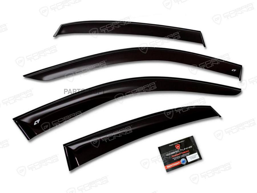 

COBRA TUNING Дефлектор двери PEUGEOT Boxer CITROEN Jumper 07-14 широкий 2шт. COBRA TUNING