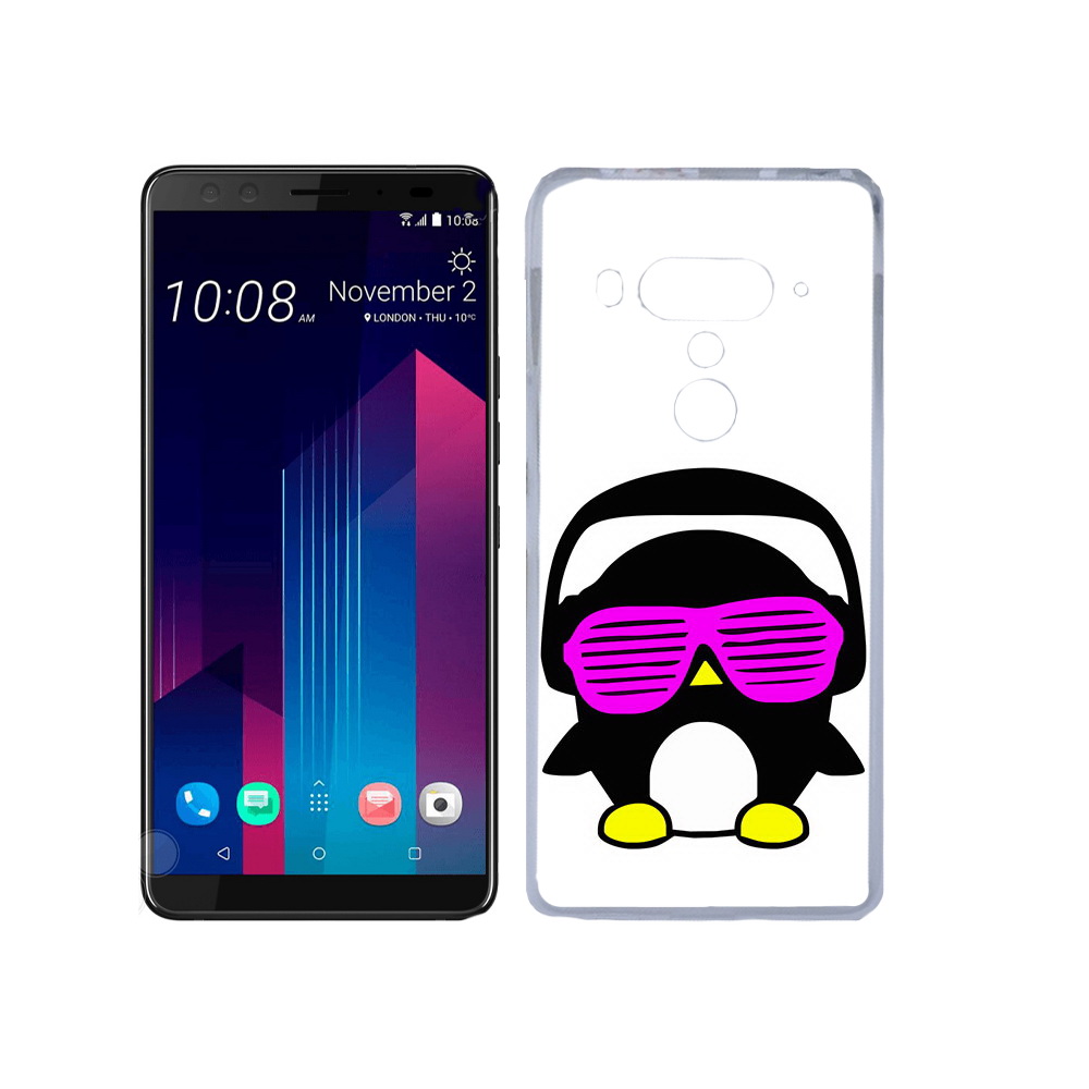 

Чехол MyPads Tocco для HTC U12+ пингвин, Прозрачный, Tocco