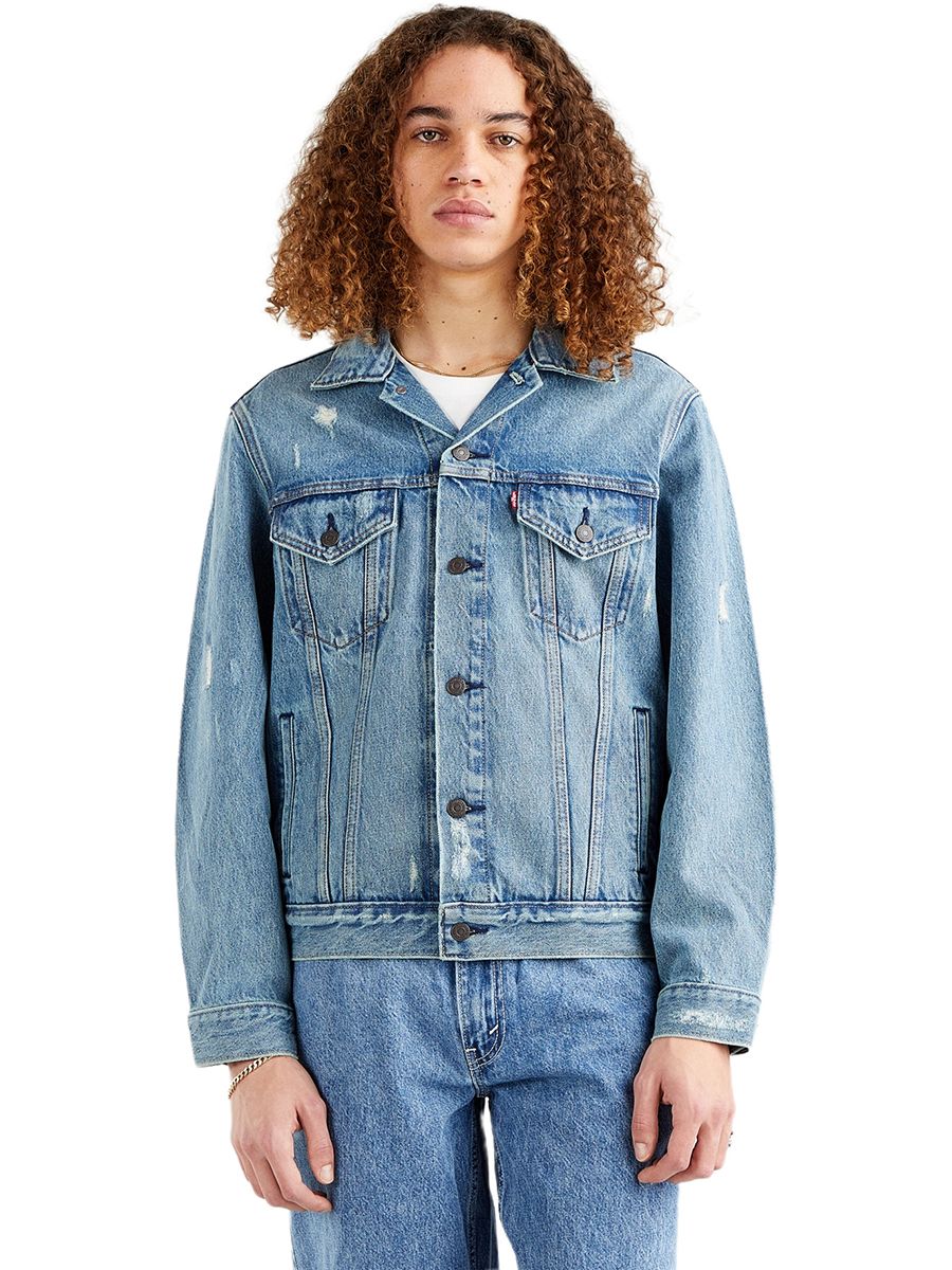 

Джинсовая куртка мужская Levi's 85248-0013 синяя M, 85248-0013