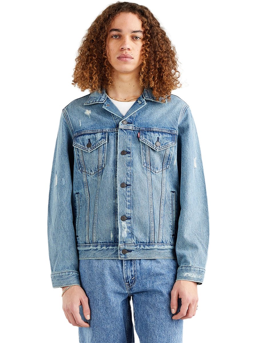 

Джинсовая куртка мужская Levi's 85248-0013 синяя XS, 85248-0013