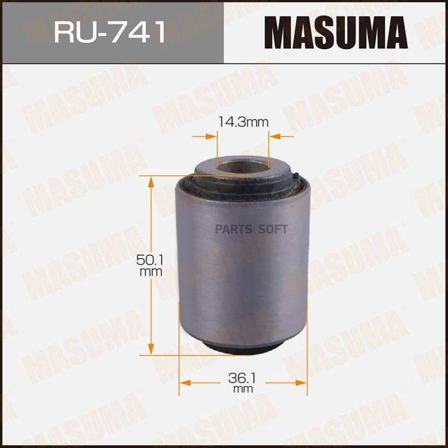 

С-Б Зад.Попер.Рычага Тоyота Lаnd Сruisеr Рrаdо 120 02-09 Masuma ru741