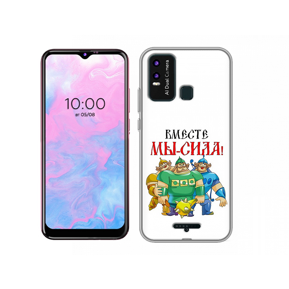 

Чехол MyPads Tocco для BQ 6630L 23 февраля богатыри, Прозрачный, Tocco