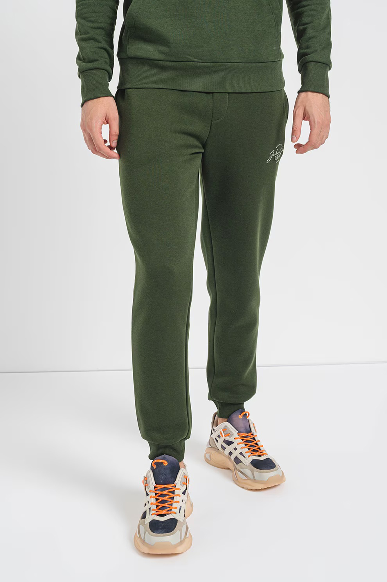 

Брюки Jack & Jones спортивные, для мужчин, 12258491, зелёный-Kombu Green, M, 12258491