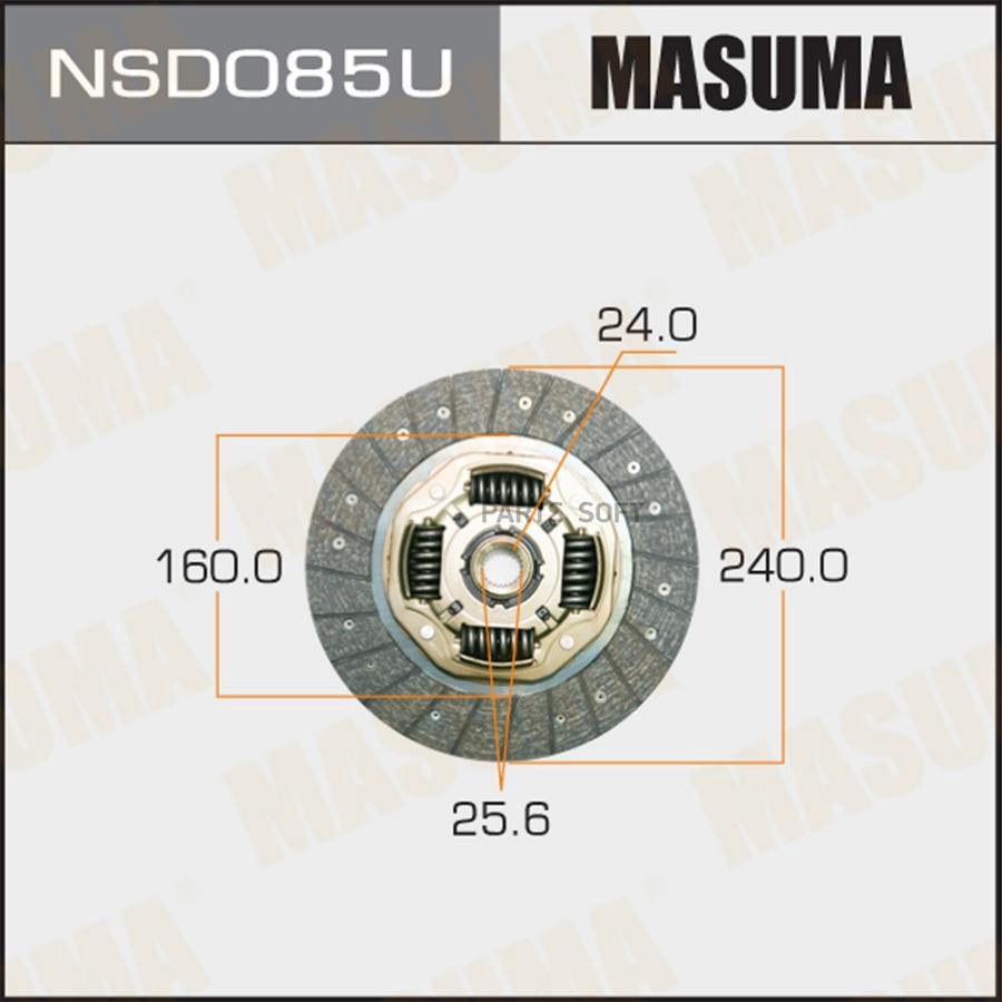 

Диск Сцепления [240 Mm] Masuma Nsd085U