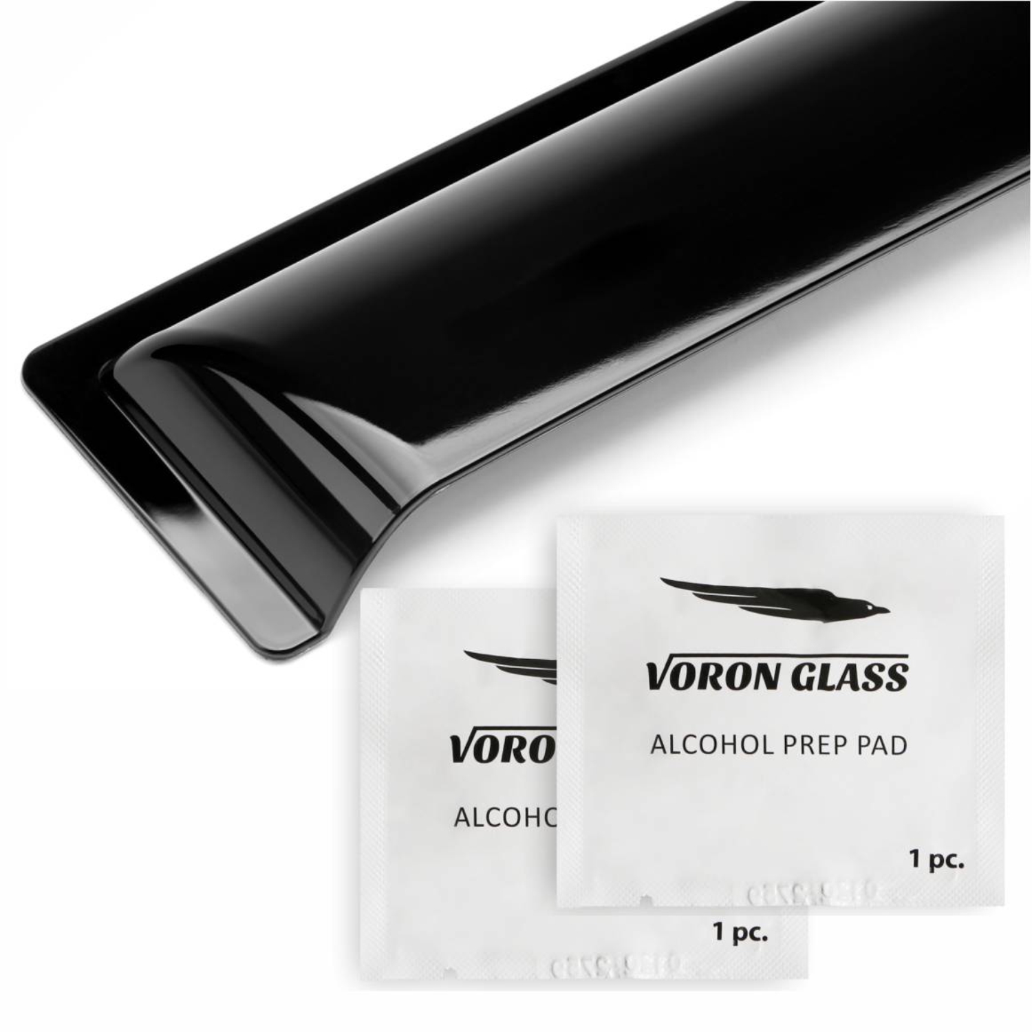 Дефлекторы окон Voron Glass серия Corsar Ssang Yong Rexton II 2006-2012/кроссовер/к-т 4шт/