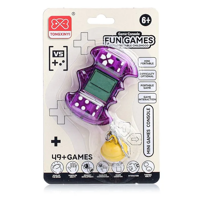 

Электронная игра XY9025-2B "Геймер" на листе, Розовый, Тетрисы, тамогоче