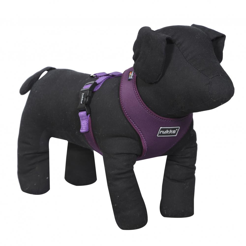 Шлейка Rukka Mini Сomfort для собак 22-32 см фиолетовая