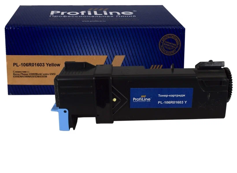 

Картридж для лазерного принтера Profiline (106R01603) желтый, совместимый