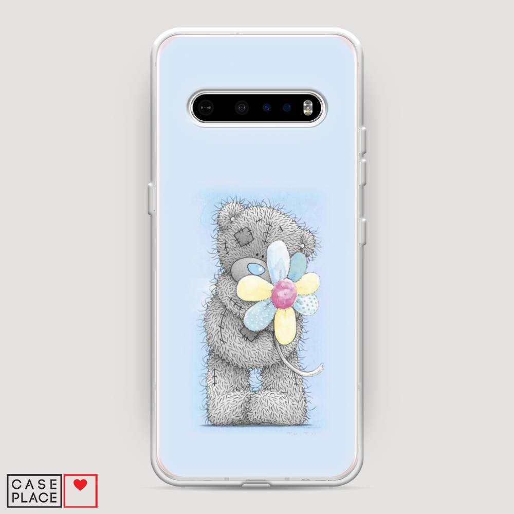 

Чехол Awog на LG V60 ThinQ 5G "Me to you с ромашкой", Голубой;серый;желтый, 84250-2