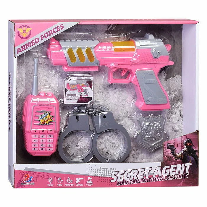 Набор полицейского 12G-2 Вооруженные силы розовый в коробке 1129₽