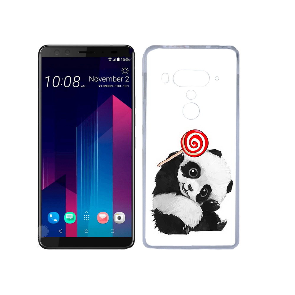

Чехол MyPads Tocco для HTC U12+ панда с леденцом, Прозрачный, Tocco