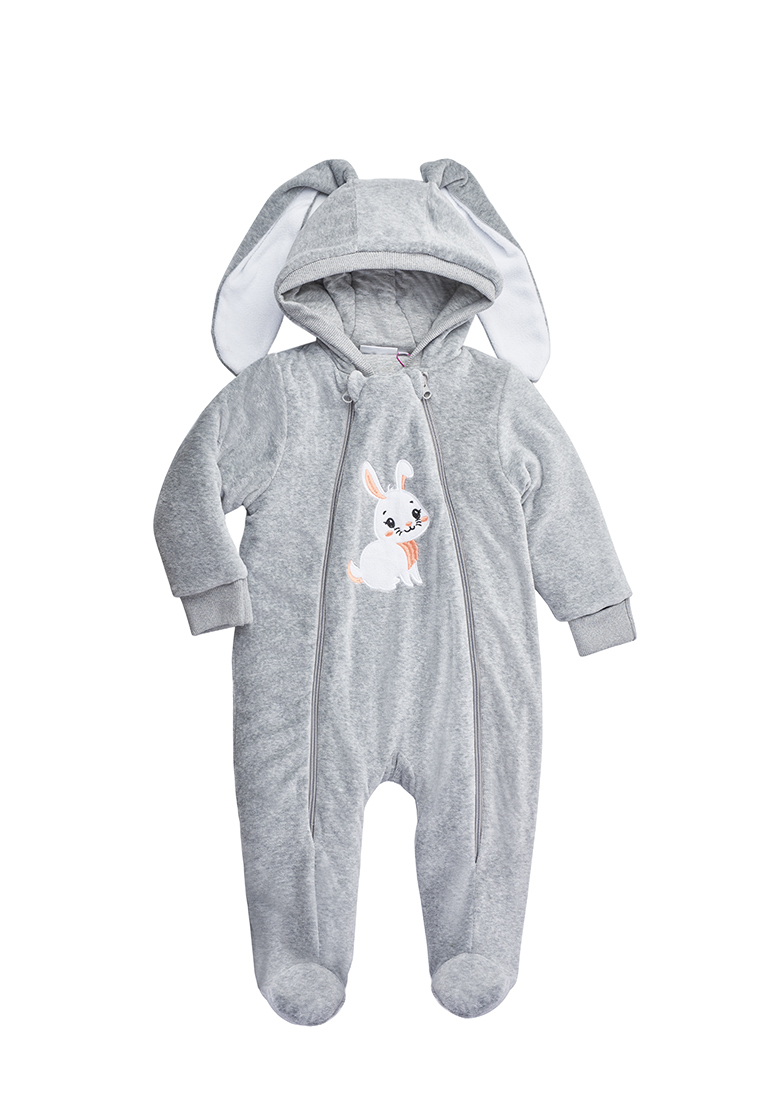 

Комбинезон утепленый для девочек AW22B013 Kari baby 198530 цв.серый р.3-6m, 198530