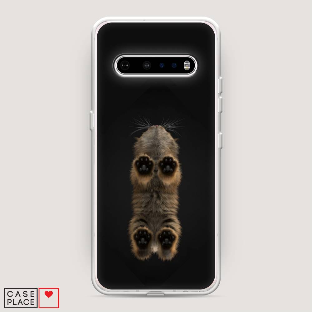 

Чехол Awog на LG V60 ThinQ 5G "Кошачьи лапки", Черный, 84250-1