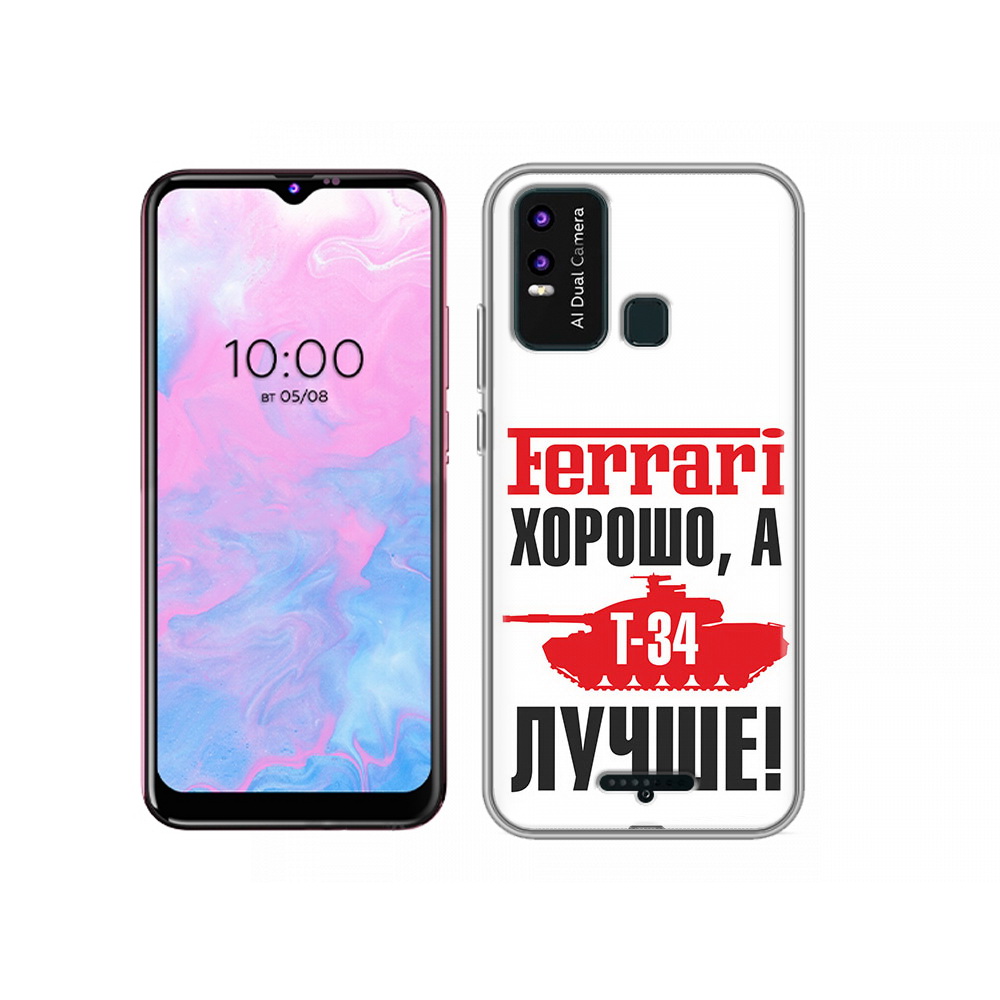 

Чехол MyPads Tocco для BQ 6630L т 34 лучше, Прозрачный, Tocco