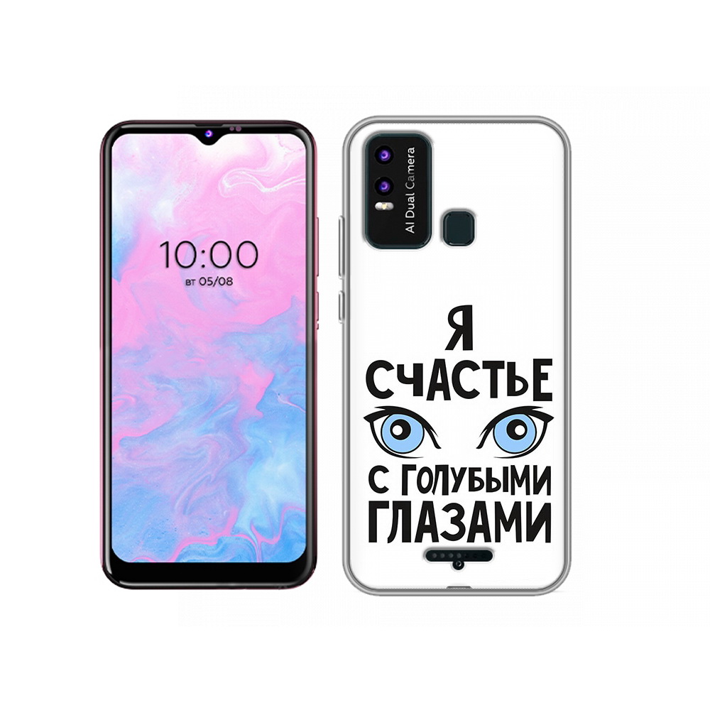 

Чехол MyPads Tocco для BQ 6630L счастье с голубыми глазами, Прозрачный, Tocco