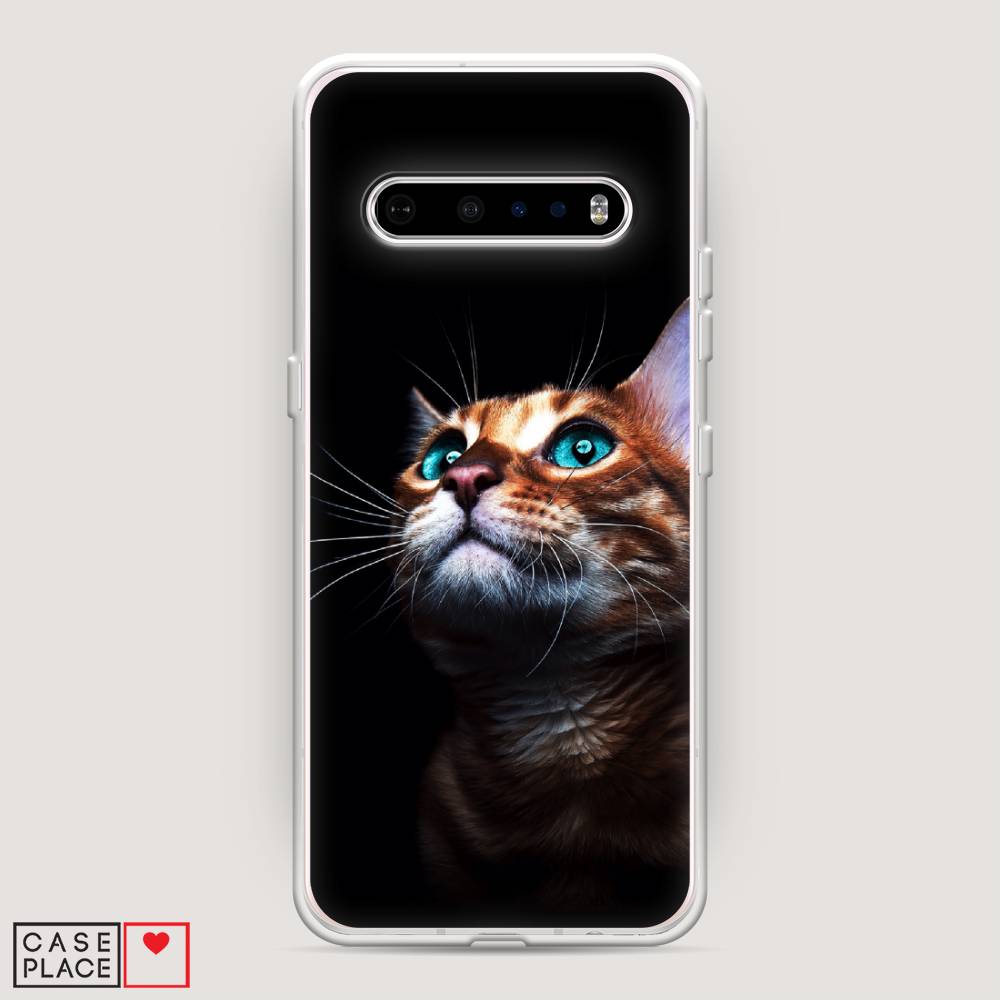 

Чехол Awog на LG V60 ThinQ 5G "Мечтательный кот", Коричневый, 84250-1
