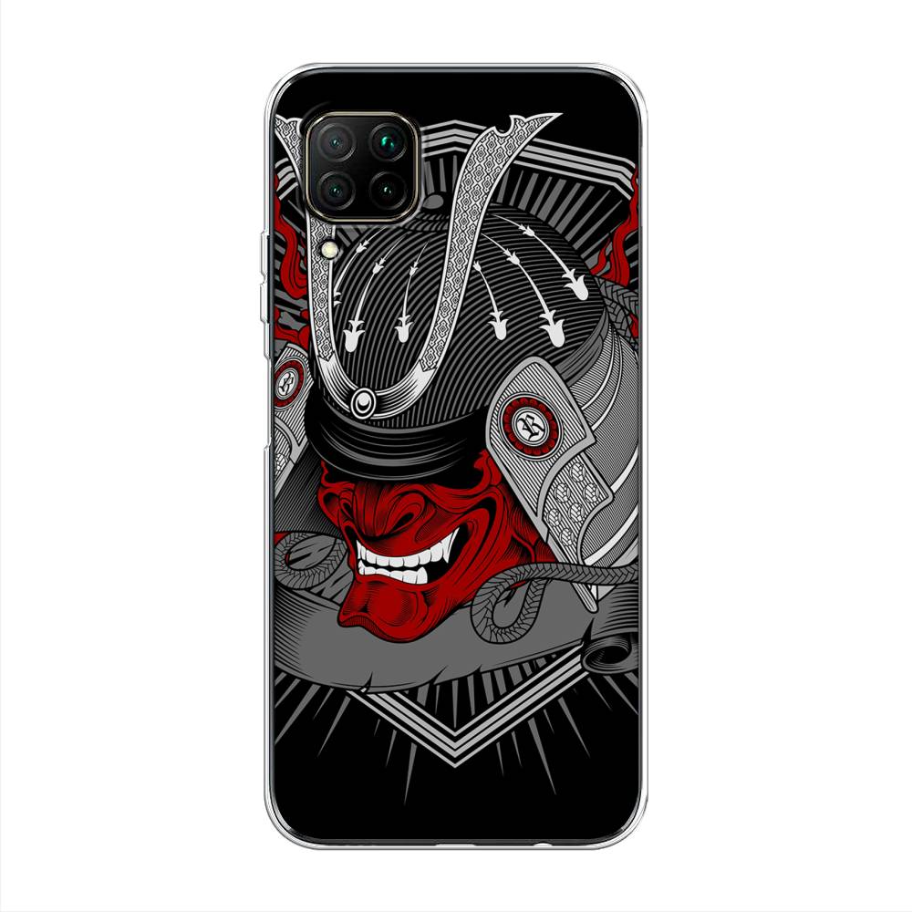 

Чехол на Huawei P40 Lite "Красная маска самурая", Белый;красный;черный, 611650-4
