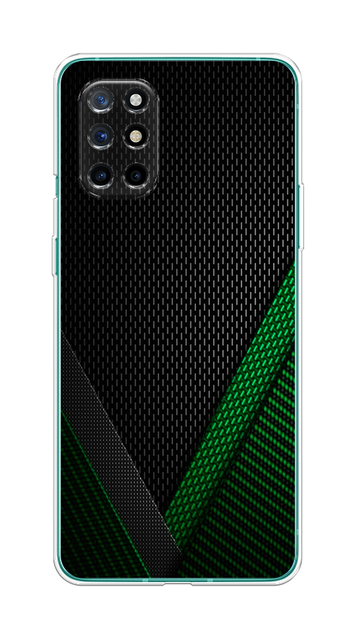 

Чехол Awog на OnePlus 8T / ВанПлас 8T "Зеленый карбон", Черный;зеленый, 151150-3