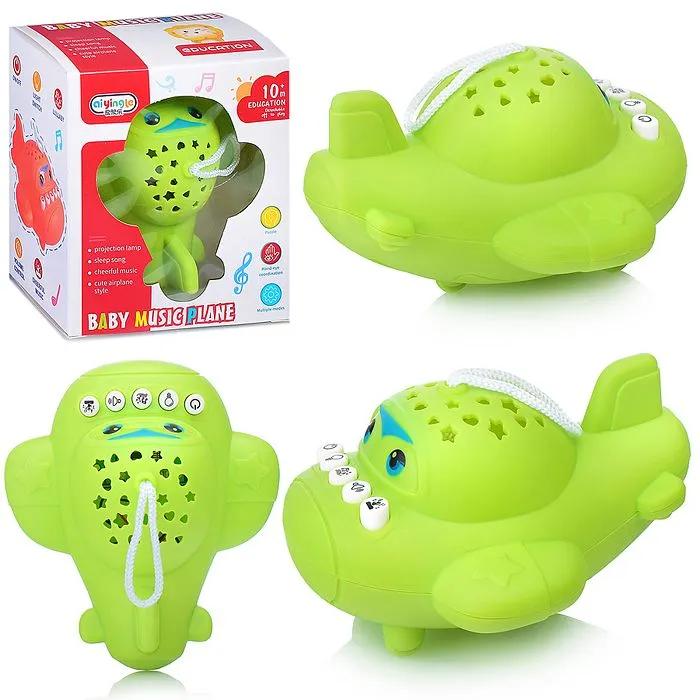 Интерактивная игрушка 668-206 Самолет со светом и музыкой в коробке 467₽
