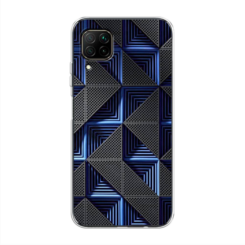 

Чехол на Huawei P40 Lite "IBM", Серый;синий, 611650-3