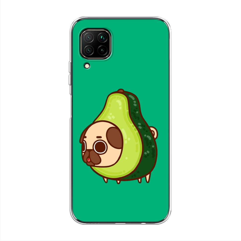 

Чехол на Huawei P40 Lite "Мопс авокадик", Зеленый, 611650-1