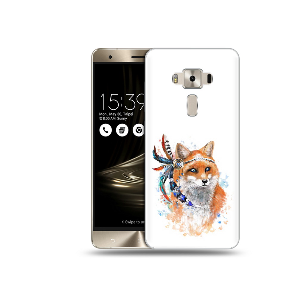 

Чехол MyPads Tocco для Asus ZenFone 3 инду лиса, Прозрачный, Tocco