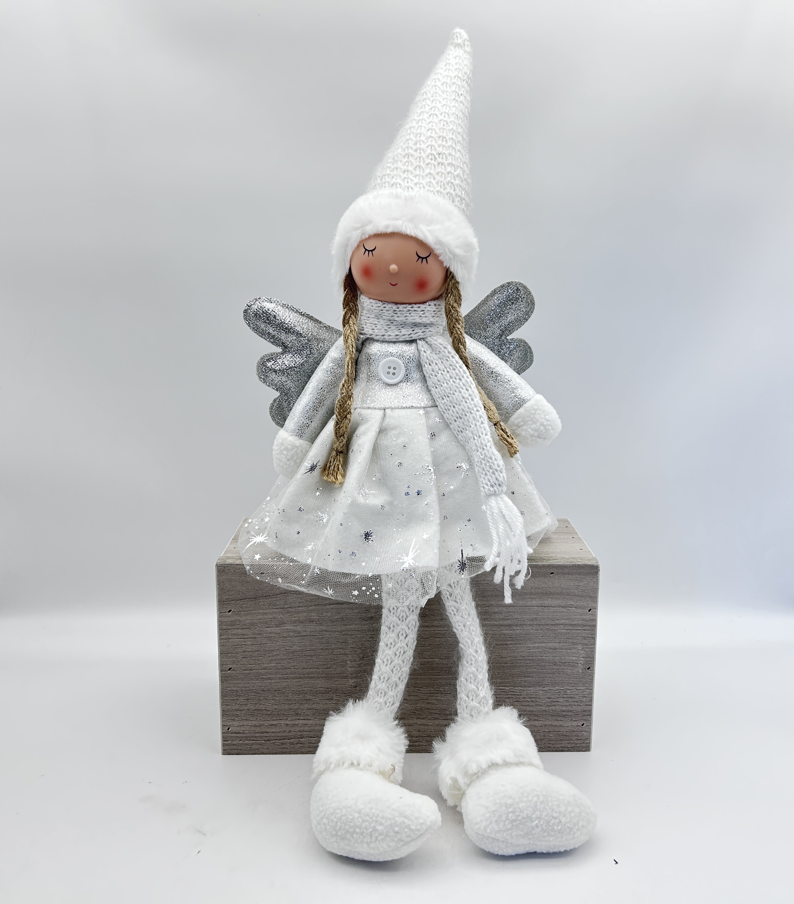 

Новогодняя фигурка, Ангел, 19*13*57 см, Разноцветный