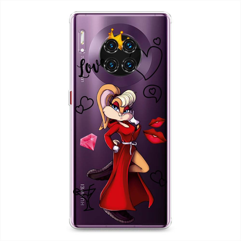 

Чехол на Huawei Mate 30 Pro "Rich Lola Bunny", Красный;бежевый;оранжевый, 610450-6
