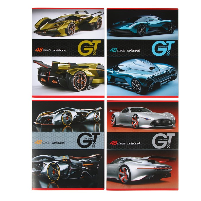 

Тетрадь 48 листов, в клетку, «АВТОстиль», обложка мелованная бумага, блок типографская бум