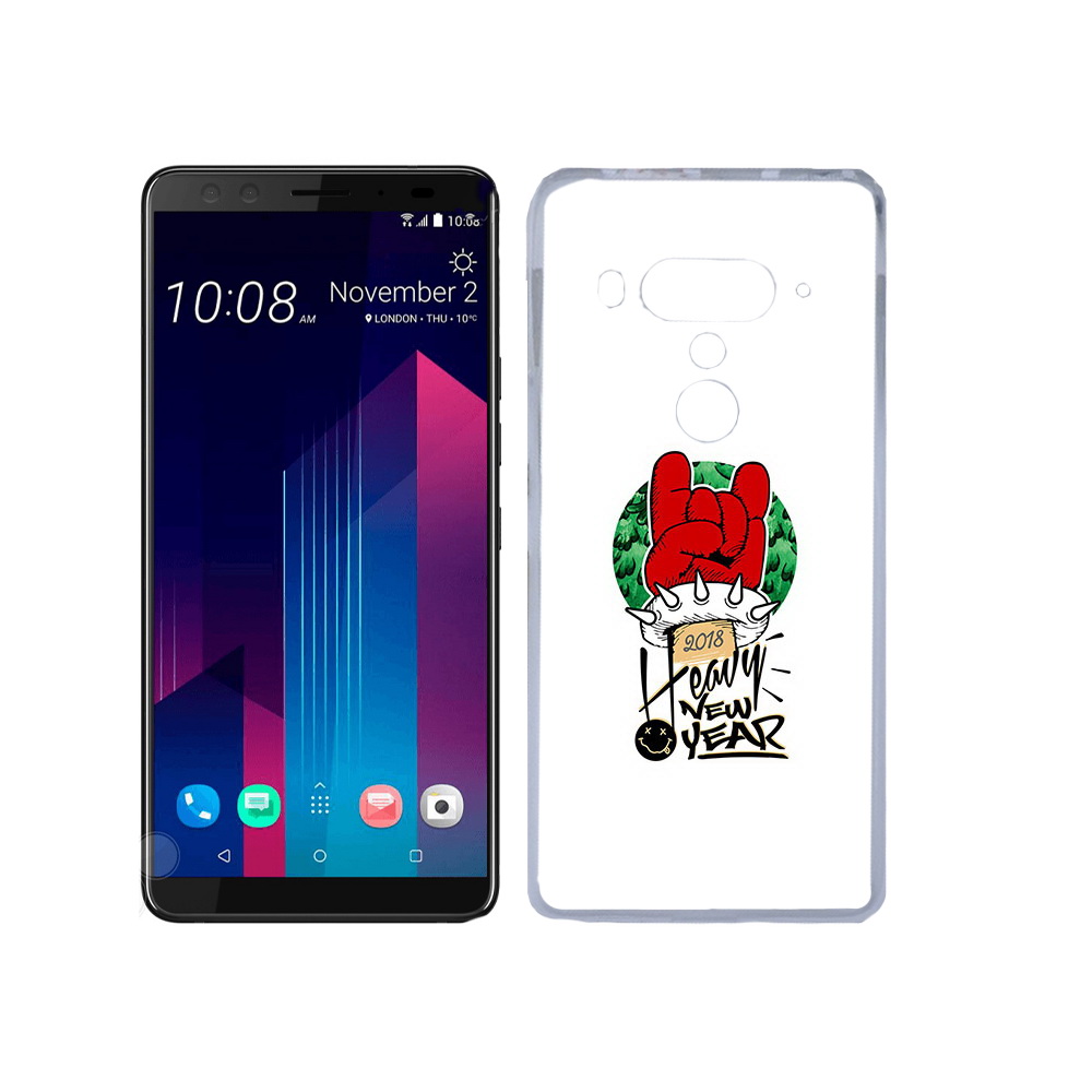 

Чехол MyPads Tocco для HTC U12+ Гангстер новый год, Прозрачный, Tocco