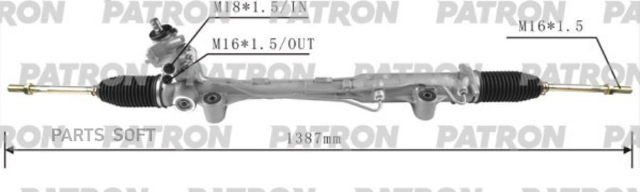 

Рейка рулевая без сервопривода PORSCHE CAYENNE TOUAREG 02-10 PATRON PSG3063