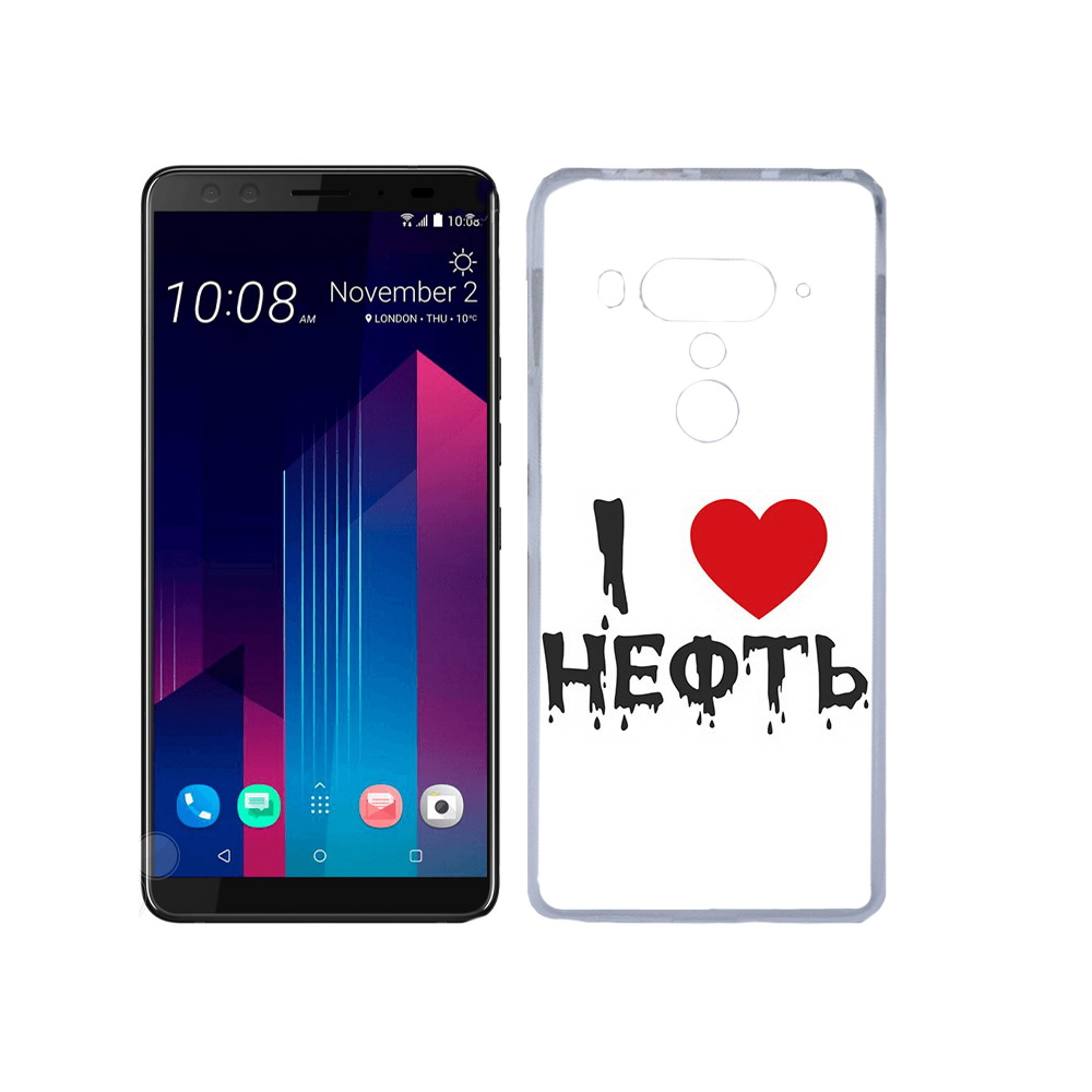 

Чехол MyPads Tocco для HTC U12+ нефть, Прозрачный, Tocco