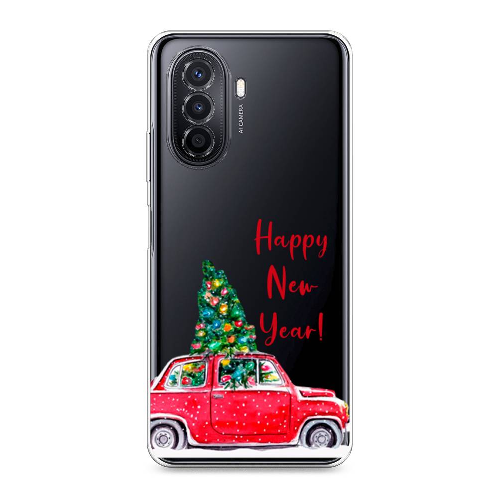 

Чехол для Huawei Nova Y70 "Happy New Year", Красный;зеленый, 6109150-5