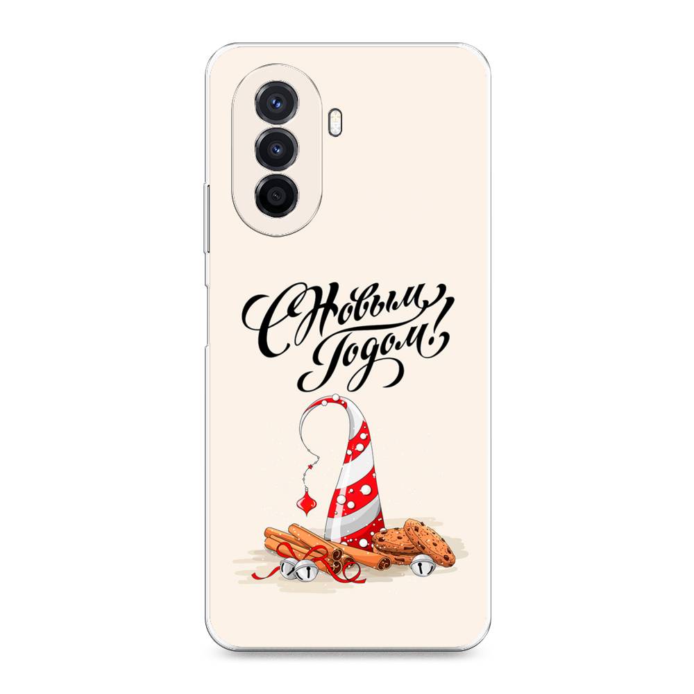 

Чехол для Huawei Nova Y70 "Подарки на Новый Год", Бежевый;красный;черный, 6109150-5