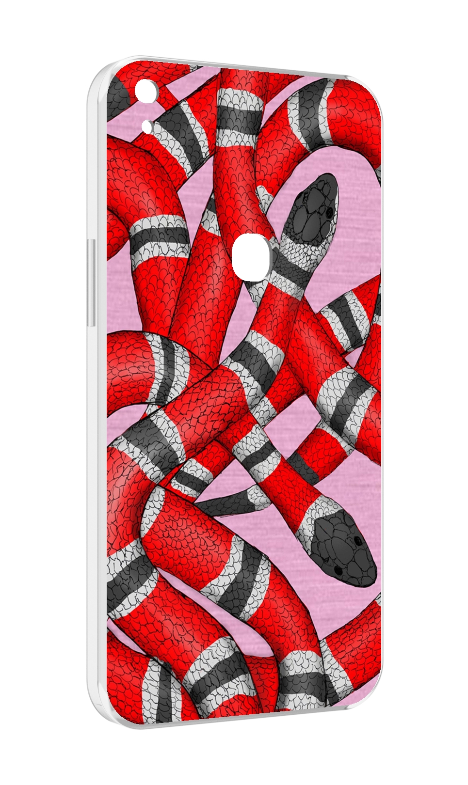 

Чехол MyPads змея-красно-черно-белый для Alcatel SHINE LITE 5080X 5.0, Прозрачный, Tocco