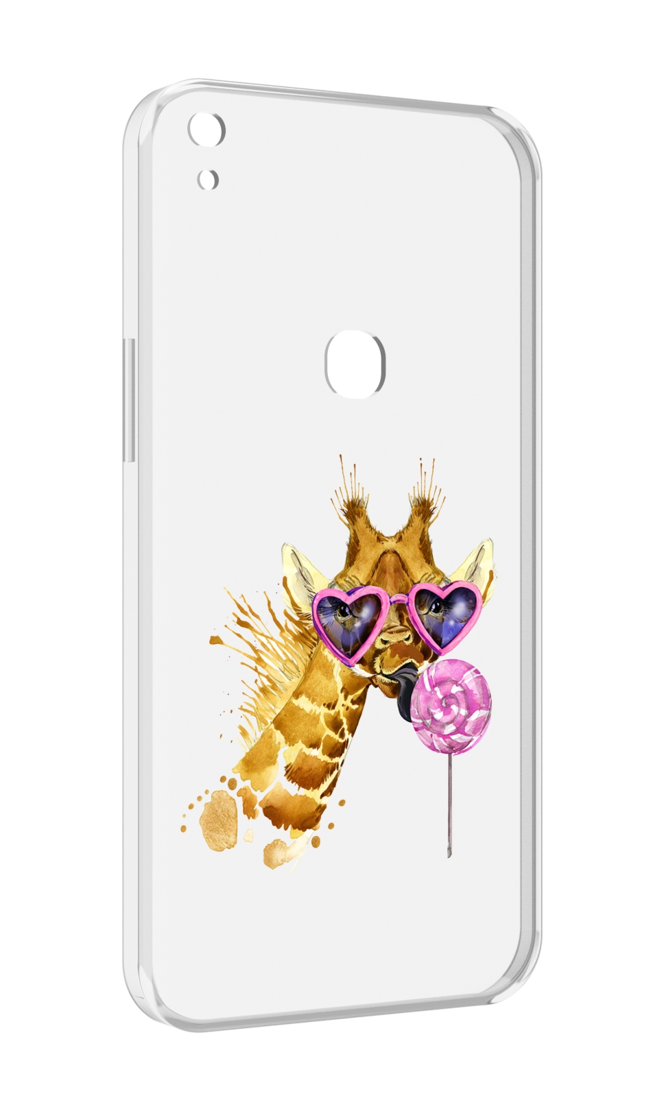 

Чехол MyPads акварельный жираф для Alcatel SHINE LITE 5080X 5.0, Прозрачный, Tocco