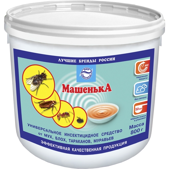 

Средство инсектицидное "Машенька" гранулы 800 гр.