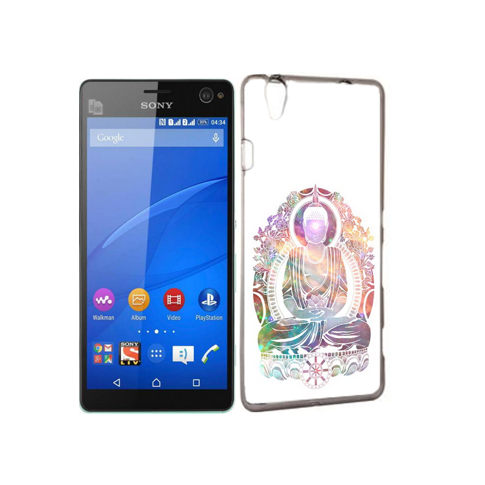 

Чехол MyPads Tocco для Sony Xperia C4 умный мужчина абстракция, Прозрачный, Tocco