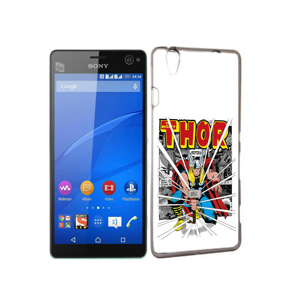 Чехол MyPads Tocco для Sony Xperia C4 тор рисунок
