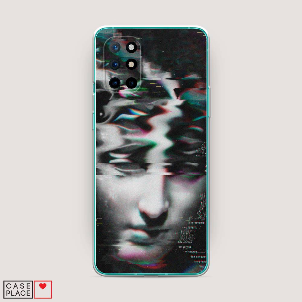 

Чехол Awog на OnePlus 8T / ВанПлас 8T "Glitch Art", Серый, 151150-9