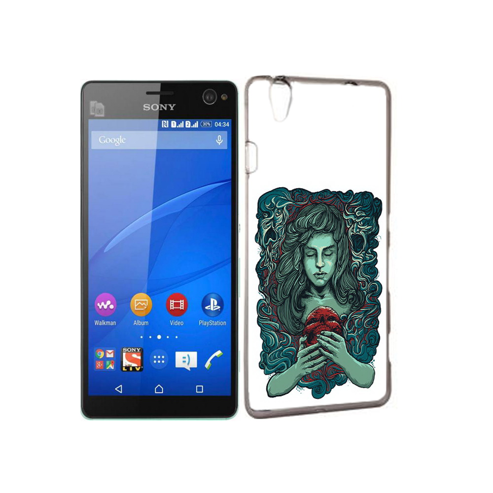 

Чехол MyPads Tocco для Sony Xperia C4 спящая девушка, Прозрачный, Tocco